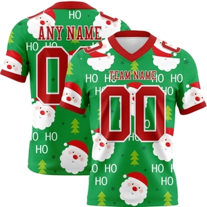 Ensemble d'uniformes de football américain, impression personnalisée, vêtements de sport d'équipe respirants - Product Image 6