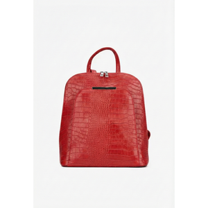 Mochila Estructurada en Piel Sintética de Cocodrilo con Forro de Poliéster y Cierre de Cremallera - Hecho en Italia - Art. 25355 - Product Image 5