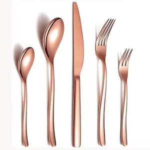 Ensemble de couverts en métal en acier inoxydable de qualité supérieure Vaisselle élégante pour la maison Hôtel et Restaurant - Product Image 2