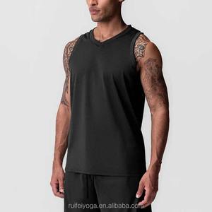Moda al aire libre competencia O cuello Jersey camiseta baloncesto sublimado uniforme hombres Jerseys sin mangas baloncesto camisetas - Product Image 3