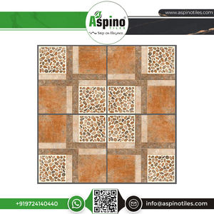 กระเบื้องเซรามิกดิจิตอลกันลื่นขนาด400x400มม. สำหรับการตกแต่งที่หรูหราในอพาร์ทเมนท์สำเนียงทันสมัยลดราคาอินเดีย - Product Image 4