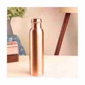 ขวดน้ำไร้สาร BPA ทำจากทองแดงเป็นมิตรกับสิ่งแวดล้อมกันการรั่วใช้ในโรงเรียนผลิตจากอินเดีย - Product Image 1
