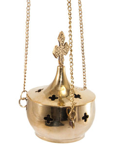 Brûleur à encens en fer au design tendance avec une qualité supérieure Parfum d'intérieur Brûleur à bakhoor doré - Product Image 5
