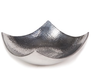 Vaisselle en métal de conception martelée de forme ronde bol de service couleur or fini pour la cuisine et le dessus de table servant plaqué en gros - Product Image 3