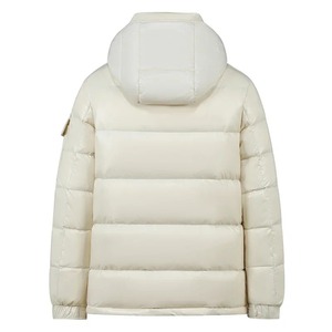 Veste matelassée en toile vintage d'hiver pour homme, col montant, fermeture éclair, design à col haut, rembourrage en coton - Product Image 5