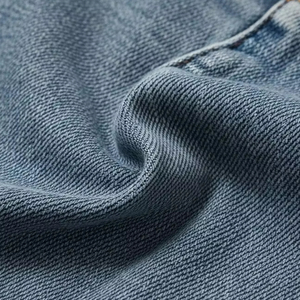 Pantalones Vaqueros de Mezclilla Lavada, Mezcla de Algodón y Elastano, Ajuste Elástico, Tela Resistente, Cómodos, Pantalones Vaqueros para Hombre, Ropa Casual, Pantalones Vaqueros de Moda - Product Image 2