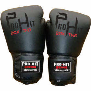 ถุงมือต่อยมวยสำหรับแข่งขันสีดำใหม่ผลิตได้ทั้งชายและหญิง - Product Image 3