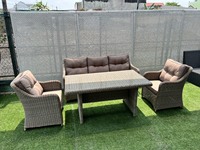 Europäisches Modernes Design Wohnzimmer-Ecksofa-Set - Konvertierbares Polyrattan-Massagesofa-Bett für Villa, Lager, Badezimmer, Esszimmer