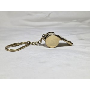 พวงกุญแจนกหวีดทองเหลืองขัดเงาสำหรับการเดินเรือพวงกุญแจไม้โลหะปรับแต่งโลโก้ได้ตามต้องการ - Product Image 2