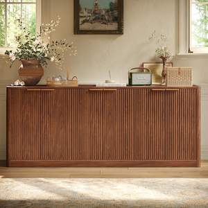Mobili per la casa moderna <span class=keywords><strong>cucina</strong></span> credenza armadio dispensa e Organizer in legno con ripiani per la <span class=keywords><strong>cucina</strong></span> o il soggiorno - Product Image 3