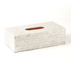 Caja de pañuelos de fregona Rectangular atractiva, soporte de caja de pañuelos de Madre de perla de la mejor calidad para uso en sala de estar, cocina y baño - Product Image 3