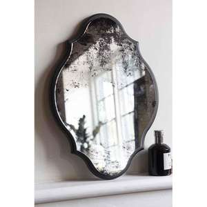 Accent intérieur mur miroir métal encadré noir enduit élégant miroir décoratif grand miroir de salle de bain pour la décoration de la maison approvisionnement - Product Image 3