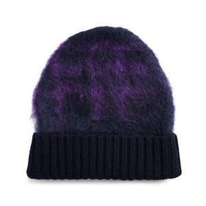 หมวกบีนนี่ขน100% สำหรับฤดูหนาวมีโลโก้และสีพิมพ์ลายดิจิทัลใส่ได้ทั้งชายและหญิง - Product Image 2