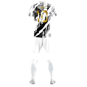 100% poliéster sublimación personalizado uniforme de fútbol barato hombres fútbol Jersey conjunto de fútbol uniformes con calcetines camiseta de fútbol - Product Image 3