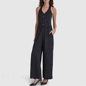 จั๊มสูทแขนกุดยืดได้สำหรับผู้หญิงชุดจั๊มสูทยืดได้ระบายอากาศได้ดี - Product Image 4