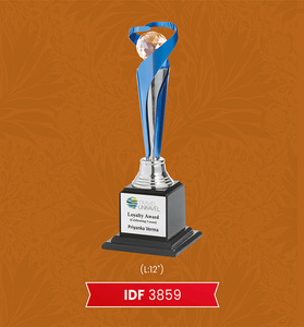 2025 Venta caliente único trofeo de Base de madera de Metal chapado en oro personalizado nuevo premio de diseño para regalos de bienvenida - Product Image 3
