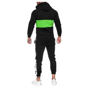 Conjunto Deportivo Privado de Dos Piezas con Logotipo Personalizado, Sudadera con Capucha y Pantalones de Manga Larga de Poliéster, Traje Deportivo para Hombre - Product Image 2