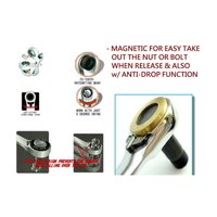 Juego de 7 Llaves Combinadas Magnéticas Flexibles de Aleación con Trinquete Reversible, Soporte OEM, Uso Industrial/DIY, Origen TW, Sin Marca