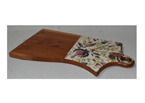 Ustensiles de cuisine personnalisés Planche à découper en bois émaillé de style couverts uniques avec nouveau logo personnalisé par RF Crafts - Product Image 2