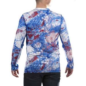 Séchage rapide à manches longues Concevez votre propre performance Chemises de pêche Couleur de contraste imprimée par sublimation UPF 50 + Vêtements de pêche - Product Image 2