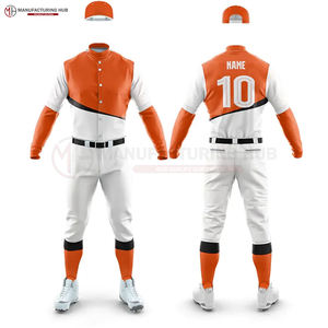 Confortable haute qualité poids léger meilleure conception vêtements de sport meilleure conception uniforme de baseball en plusieurs couleurs uniforme de baseball - Product Image 5