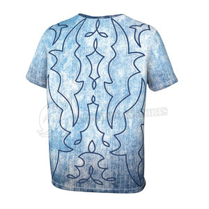 T-shirt pour hommes Prix d'usine Conception personnalisée Sublimation Imprimé Respirant T-shirts à manches courtes - Product Image 4
