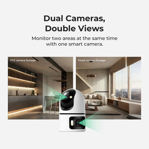 IMILAB SC320-D 2K+2K Dual Lens <b>Indoor</b> <b>WiFi</b> 360° PTZ Security <b>Camera</b>, Human & Motion Detection, Color Night Vision Home <b>Camera</b> - Product Image 3