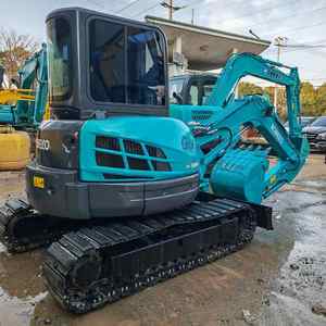 Mini pelle sur chenilles Kobelco SK135 du Japon utilisée avec des caractéristiques de prix bon marché composants de moteur et d'engrenage - Product Image 5