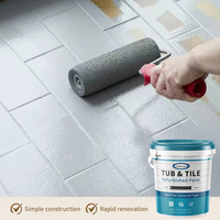 Peinture liquide acrylique Dessini à changement de couleur pour la rénovation des sols, des murs et des carreaux dans les maisons anciennes