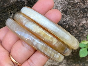 Brazaletes de Cuerno de Búfalo Natural, Joyería Artesanal de Cuerno de Búfalo - Product Image 3