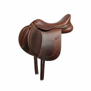 Selle de cheval en cuir de qualité supérieure, confortable pour l'équitation, accessoires de cheval durables, style saut d'obstacles - Product Image 2