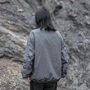 Haute qualité en gros Logo personnalisé hommes 1/4 fermeture éclair col montant coupe-vent léger quart fermeture éclair vestes de survêtement pour hommes - Product Image 6