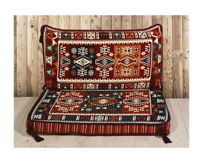 Sièges de sol arabes Canapé de sol arabe Sol de siège arabe | 90x70x10cm 3 pièces 1 Set - Product Image 1