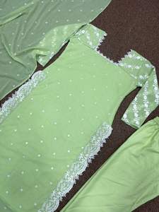 ชุดเดรสดีไซน์เนอร์สำหรับผู้หญิงชุดเดรสชนเผ่ามีสไตล์ชุดเดรสปาร์ตี้สีพื้นแบบพรีเมียมชุดเดรส kurta kurti Palazzo กางเกง dupatta - Product Image 2