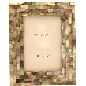 Cadre photo incrusté de nacre Cadre photo décoratif fait à la main pour la décoration intérieure, l'affichage de table ou les cadeaux - Product Image 6