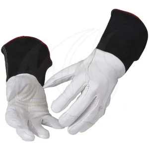 Different Color Hand Welding Gloves Supplier Best Price Cow Split Leather Welding Gloves