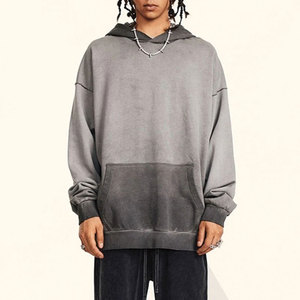 Sweats à capuche oversize en molleton imprimé tendance pour femmes, lavage à l'acide vintage, pull à manches longues, doublé pour l'hiver - Product Image 2