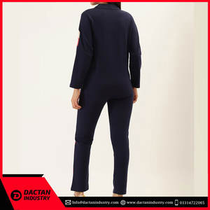 Chándales de invierno de nuevo estilo personalizables de talla grande para mujer 100% algodón transpirable buena calidad cremallera Logo hecho en Pakistán - Product Image 3