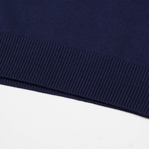 Nouveauté Automne Pulls décontractés pour hommes à col rond Teinture unie Personnalisé Haute qualité Longueur standard Faible MOQ - Product Image 6