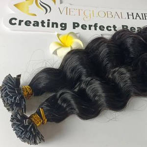 เวียดนามผมขายส่งส่วนขยายของผมดิบเวียดนามปลายแบนผมบริสุทธิ์100%. ไม่มีการไหลไม่พันกันไม่มีขนสัตว์ - Product Image 6