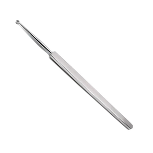 เครื่องมือผ่าตัดแบบใช้มือทำจากเหล็กกล้าไร้สนิมเกรดทางการแพทย์ รุ่น Curette ขนาด 11 นิ้ว ปลายรูปวงรี สำหรับใช้กับกระดูก รุ่น RS-RC-32 ได้รับการรับรองมาตรฐาน CE - Product Image 2