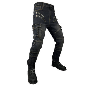 Pantalones vaqueros de motocicleta para hombre, Jeans de alta calidad con bolsillos, hechos en fábrica, precio barato - Product Image 4