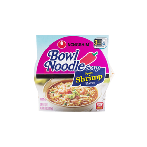 NONGSHIM BOWL NOODLE SPICY <b>SHRIMP</b> 12 PACK - Product Image 1