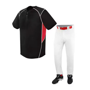 Uniforme de béisbol de material de poliéster de alta calidad, uniforme de béisbol de precio barato de peso ligero personalizado para Unisex - Product Image 5