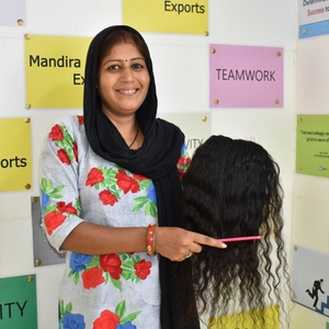 100% Raw Indian Virgin Hair Cuticle Aligned 8-32 Inch Color Black Weaving Bundles <b>Curly</b> Temple Human Hair <b>Extensions</b> - Product Image 6