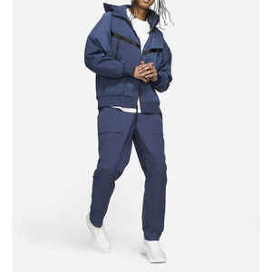 Veste coupe-vent imperméable 2025 High Street pour hommes avec col à capuche de couleur unie pour le printemps - Product Image 2