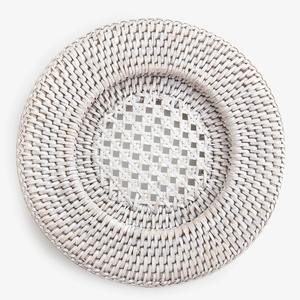 Napperons et sous-verres tissés en rotin naturel panier de décoration murale fait à la main en gros pour la décoration de table à manger Vietnam - Product Image 5