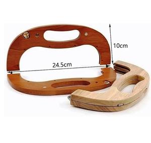 กรอบกระเป๋าไม้ธรรมชาติ28ชิ้นกรอบขายดีที่สุดสำหรับกระเป๋าใส่สัมภาระทำด้วยมือชิ้นส่วนและอุปกรณ์เสริม - Product Image 4