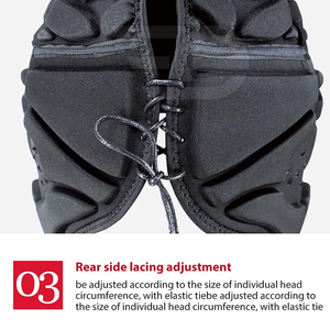 Casques de rugby Elite, équipement de protection sportive, doublure en mousse haute densité, système de réglage ajustable pour un confort maximal et la sécurité des joueurs - Product Image 4