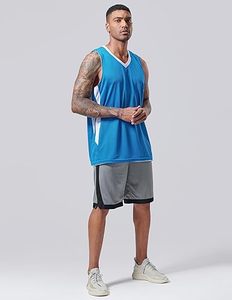 เสื้อบาสเก็ตบอลผ้าตาข่ายระบายอากาศได้ดีและมีน้ำหนักเบา ออกแบบมาเพื่อควบคุมความชื้นระหว่างการแข่งขันหรือการฝึกซ้อมที่ยาวนาน - Product Image 3